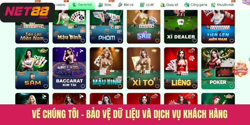 Về chúng tôi - Bảo vệ dữ liệu và dịch vụ khách hàng